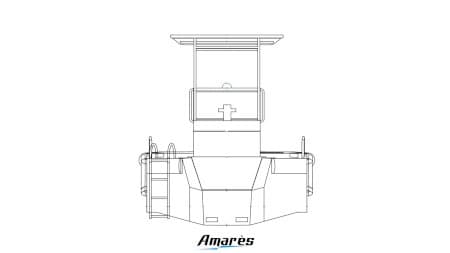 amares.fr, Amatug 550, bateau aluminium professionnel