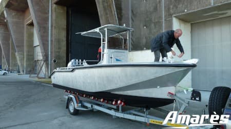 amares.fr, Coryphène 20, bateau aluminium de plaisance