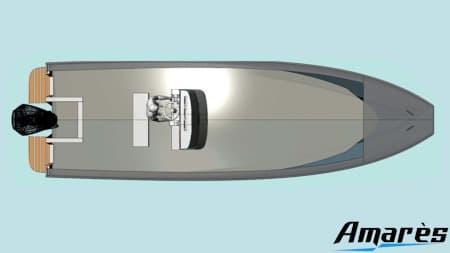 amares.fr, Coryphène 760, bateau aluminium