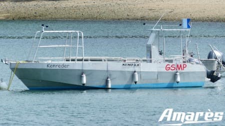 amares.fr, Térénez 8.80, bateau aluminium, plaisance et plongée sous-marine