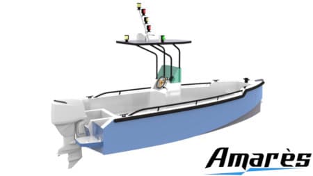 amares.fr, Reverse 5.60, bateau aluminium, plaisance et professionnels